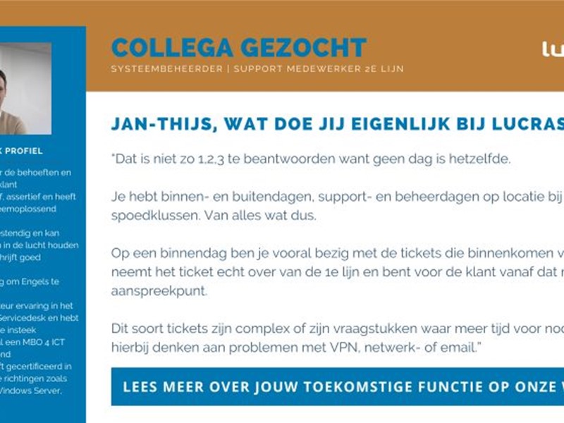 Lucrasoft Nieuws | Lucrasoft ICT Groep